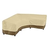 Classic Accessories Veranda V-Shaped Sectional Sofa Cover, Large