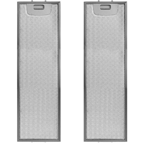 SPARES2GO Fettfilter aus Metall, kompatibel mit Elica-Dunstabzugshaube (465 x 185 mm, 2 Stück)