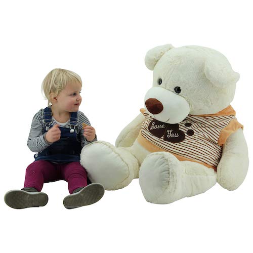 Sweety-Toys 5376 Riesen Teddybär 120 cm beige