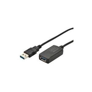 Digitus ASSMANN - USB-Verlängerungskabel - 9-polig USB Typ A (M) - 9-polig USB Typ A (W) - 5 m (USB / Hi-Speed USB / USB 3.0) - aktives Kabel (Signalregenerierung) (DA-73104)