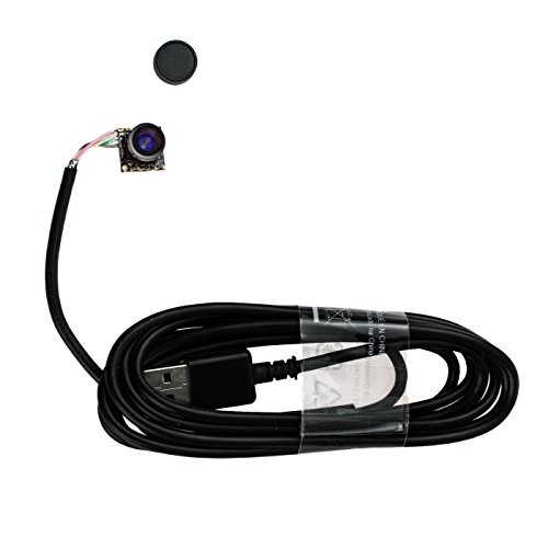 KOBERT GOODS Mini-USB-Lochkamera U1-MWD Pinhole-SpyCam (720P) zur verdeckten Aufnahme von Bildern & Videos Mini-Webcam mit USB-Anschluss und Live-Überwachung per Computer/PC