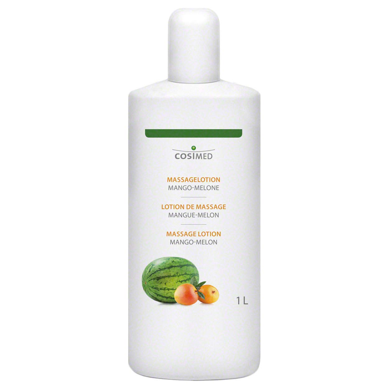 cosiMed Massageöl Mango-Melone, Wellness Massage Öl, Physiotherapie, 1 l