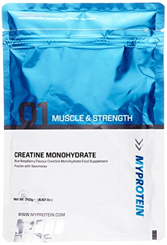 Myprotein Creatine Monohydrate Blue Rasperry, 1er Pack (1 x 250 g)