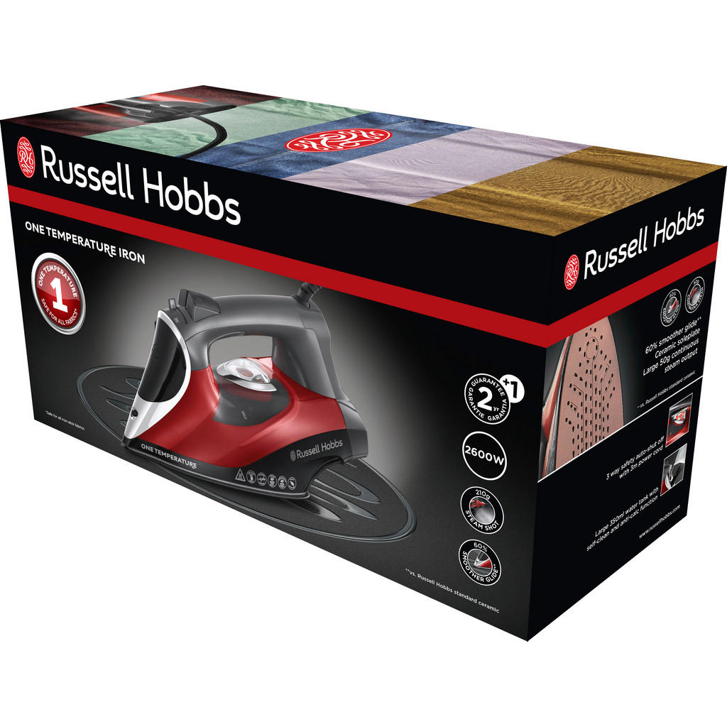 Russell Hobbs Dampfbügelautomat 23671046002 rot schwarz Kunststoff B/H/T: ca. 13x18x33 cm 3