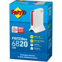AVM FRITZ!Box 6820 LTE - Wireless Router - WWAN - GigE - 802,11b/g/n - 2,4 GHz (20002906)