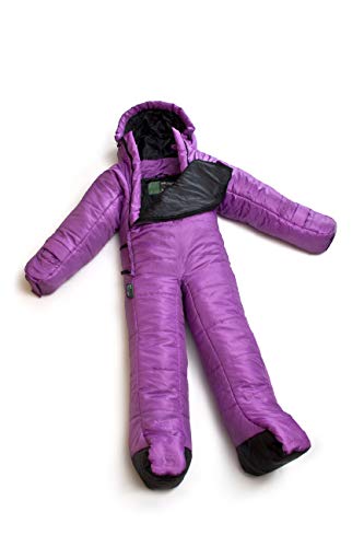 Selk'bag Lite Tragbarer Schlafsack mit Armen und Beinen, Hyazinthe Violett, XL