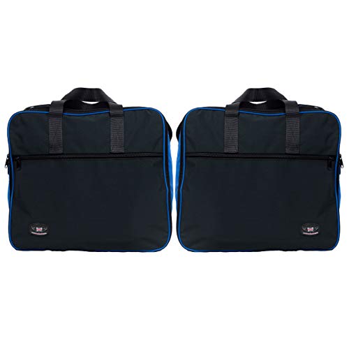 GREAT BIKERS GEAR - Packtasche Liner Taschen Gepäcktaschen Innentaschen Für BMW R1200gs Adventure Aluminium (Blau/Schwarz)