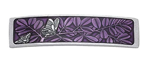 DANFORTH - Schmetterling und Biene, Zinn Haarspange – 8,9 cm lang – 3 Farben – handgefertigt – französischer Verschluss – hergestellt in den USA (lila)