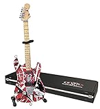EVH Miniatur Gitarren evh001 Frankenstein Mini Replica Gitarre Van Halen, rot & Weiß