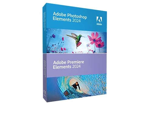 Adobe Photoshop Elements 2024 & Premiere Elements 2024 - Box-Pack - 1 Benutzer - Win, Mac - Englisch