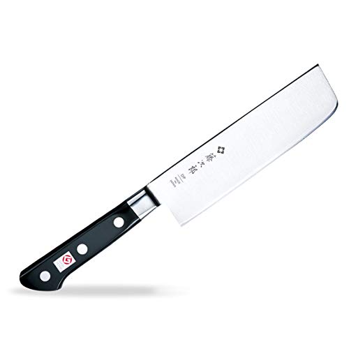 Tojiro Messer - japanische 3 Lagen Messer 3HQ - Nakirimesser bzw. Gemüsemesser PROFI - Klinge 16,5 cm - Edelstahlzwinge - 502