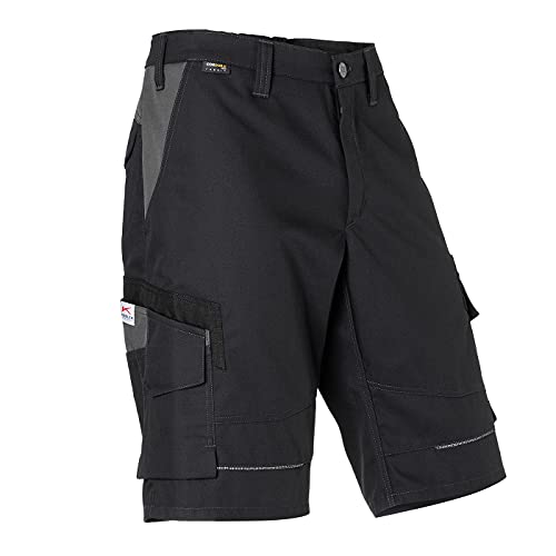 KÜBLER Innovatiq Kurze Hose, Größe:54, Farbe:schwarz/grau