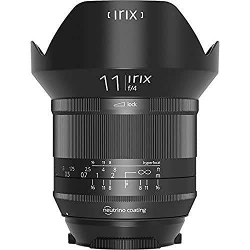 Irix IL-11BS-EF Ultraweitwinkelobjektiv Blackstone 11mm f4 für Canon EF (Vollformat, leuchtende Beschriftung, optimierter Fokusring) schwarz