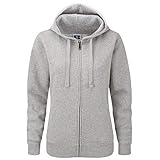 Russell Damen Kapuzenjacke, 3lagig (L) (Hellgrau)