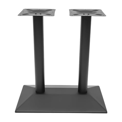 HINOPY - Tischgestell Metall, 72cm Doppelt Tischuntergestell Untergestell Rechteckig Bodenplatte Bistrotisch für Bistros, Restaurants, Wirtshäuser, Restaurants usw
