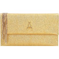 Patrizia Pepe, Clutch Tasche 28 Cm in gold, Clutches & Abendtaschen für Damen