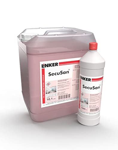 Linker Chemie SecuSan Sanitär- und Sicherheitsreiniger Sanitär Küche Industrie 10,1 Liter Kanister | Reiniger | Hygiene | Reinigungsmittel | Reinigungschemie |