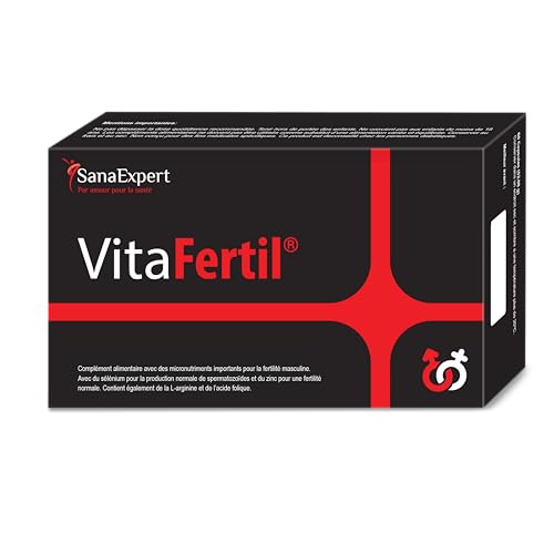 SanaExpert VitaFertil, Vitamine bei Kinderwunsch für den Mann, L-Arginin, Alpha-Liponsäure, Folsäure, Fruchtbarkeit (1)