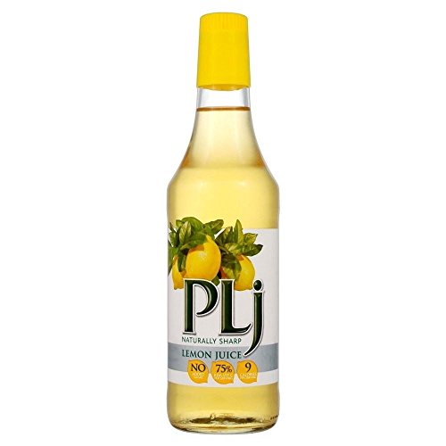 PLj Lemon Juice Cordial (500 ml) - Packung mit 6