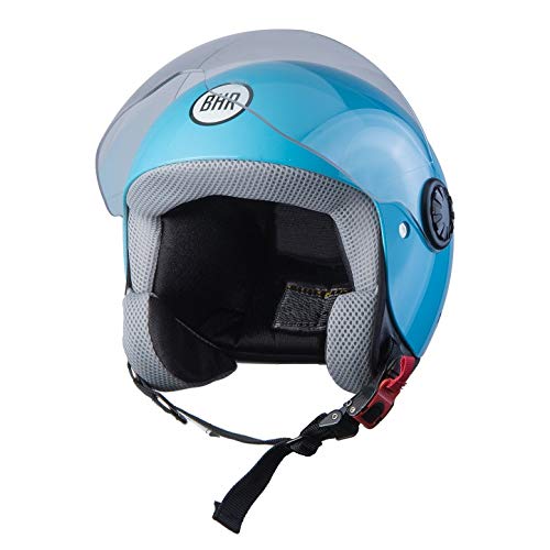 BHR Helmets 806 KID Motorradhelm Jugend Unisex, Hellblau, S