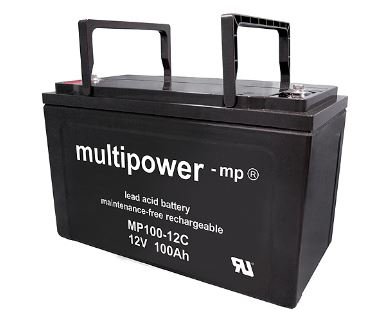 MultiPower MP100-12C/12V 100Ah Blei Akku AGM Zyklentyp