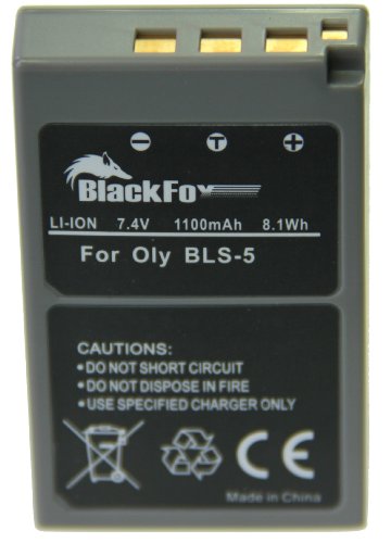 Blackfox BF-BLS5 Li-Ion Ersatzakku Typ Olympus PS-BLS5 (7,4V, 1100mAh)