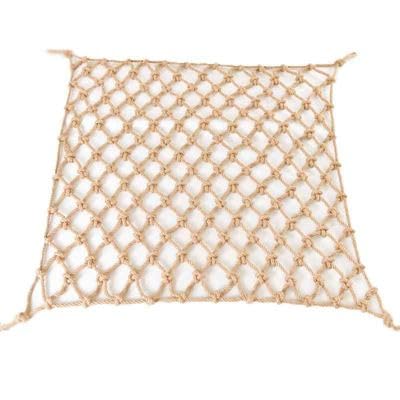 Aoyo Seilstärke 12mm Maschenweite 15cm Hanfseilnetz, Mehrzweck-Seilnetz, Treppen- Und Balkonsicherheitsnetz, Mehrere Größen Erhältlich(Size:2x10m)