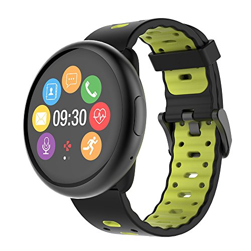 MyKronoz Smartwatch zeround 2 HR Premium schwarz und gelb