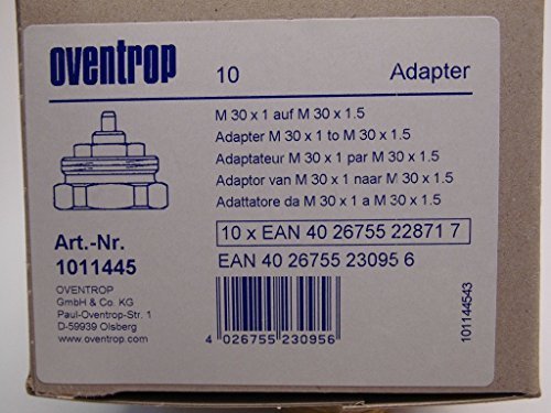 Oventrop Adapter M30x1 auf M30x1,5, 1011445, 10er Set