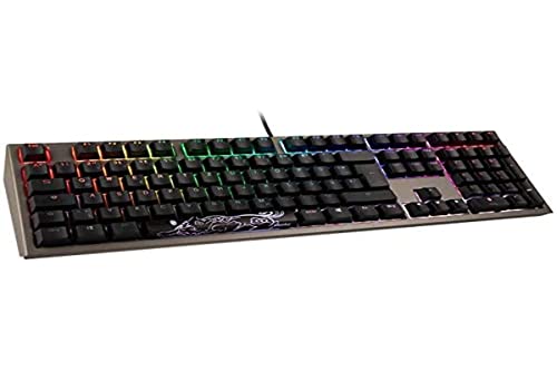 Ducky Shine 7 PBT Gaming Tastatur MX-Red RGB LED - Gunmetal - Tastatur, DKSH1808ST-RDEPDAHT1
