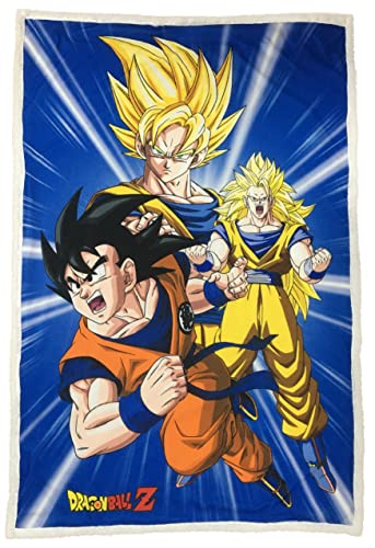 Dragon Ball Plaid Sherpa, 100 x 150 cm, Goku