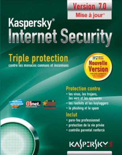 Kaspersky Internet Security 7.0 Mise à  jour (2 activations, 1 an)