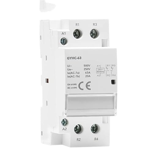 Schütz 2p 40a 63a 2no oder 2nc Modulare Schütze DIN-Schienenmontage AC220V 230 V Automatische Industrieelektrik Elektrische Anlagen