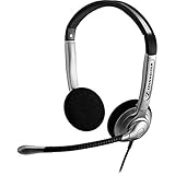 Sennheiser SH 350 beidseitiges Headset Large Ear Caps Noise Cancelling Mikrofon