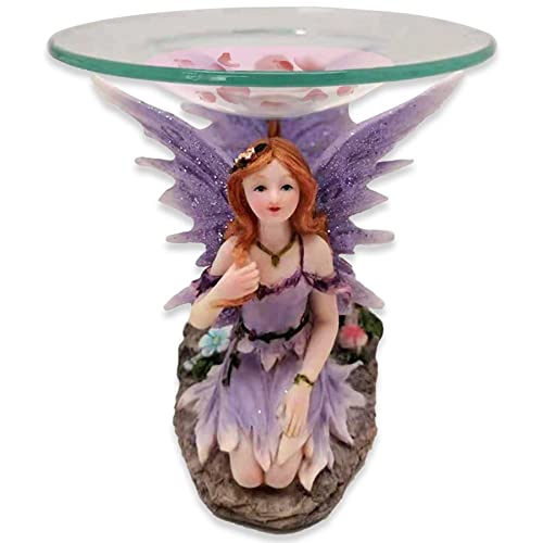 mtb more energy Duftlampe ''Fairy Garden'' - Fee Nymphe Duftlicht Aromalampe Teelichthalter - Höhe 10 cm - Figur Geschenk Deko