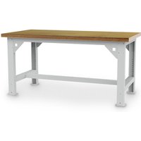 Bedrunka + Hirth Schwerlasttisch, BxHxT: 200 x 73,4 x 75 cm, höhenverstellbar - grau