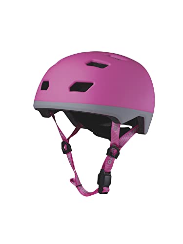 Micro™ Helm | Das ORIGINAL | NEON | Fahrrad-, Skate und Scooterhelm (Neon Pink, Größe S: 51-54 cm)