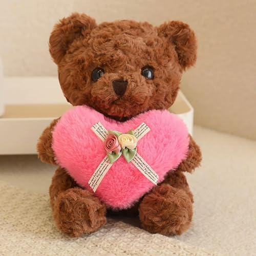 Niedlicher Teddybär Plüschtier Plüschbär Puppe Kawaii Plüschtier Hochzeitsgeschenk Geburtstag 20cm 4