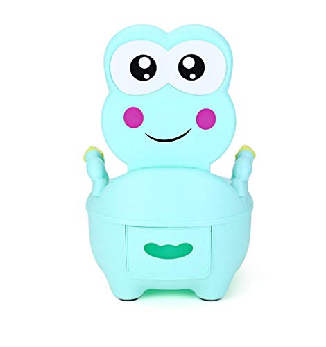 Tragbare Cartoon Baby Töpfchen Toilette Urinal Baby Topf Töpfchen Blau