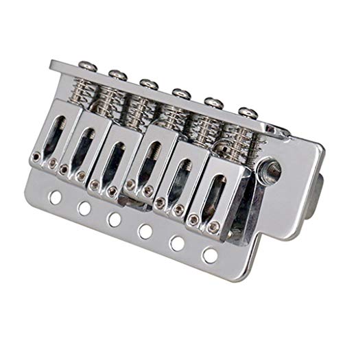 SDENSHI Silver 6 String Tremolo Bridge Assembly Für Fender ST SQ Linkshänder Gitarre