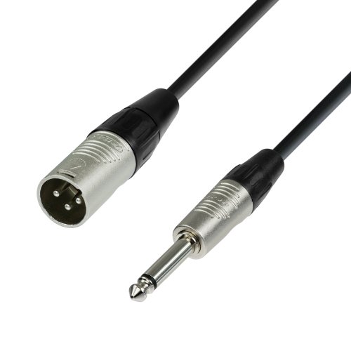 Adam Hall Cables 4 STAR MMP 0500 Mikrofonkabel REAN XLR Male auf Klinke TS | 5 m