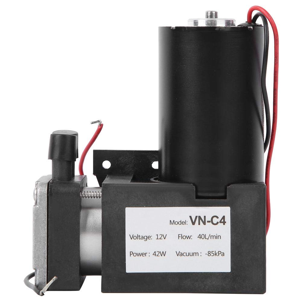 Mini-Vakuumpumpe, bürstenloser DC 12 V VN-C4-Durchmesser Bürstenloser Stummschaltmembran-Vakuumpumpe mit großem Durchfluss Mechanisches Zubehör