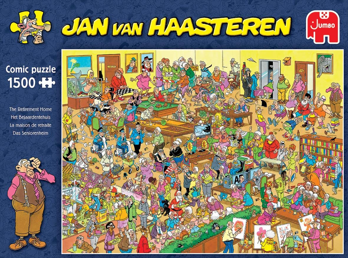 Jan van Haasteren Jumbo Spiele Jan van Haasteren Seniorenheim 1500 Teile - Puzzle für Erwachsene