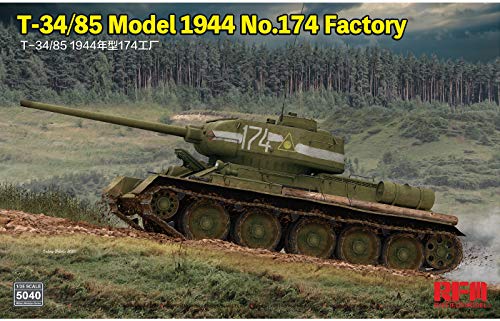RYE FIELD MODEL RFM5040 T-34/85 Model 1944 No.174 Factory 1:35