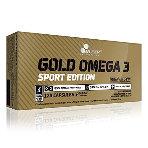 Olimp Gold Omega 3 Sport Edition, 120 Kapseln (2er Pack)