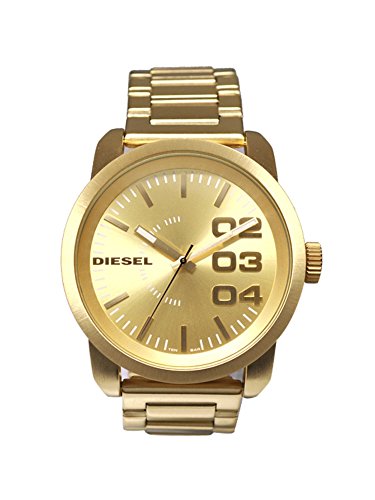 Diesel Herren-Armbanduhr XL Analog Quarz Edelstahl DZ1466