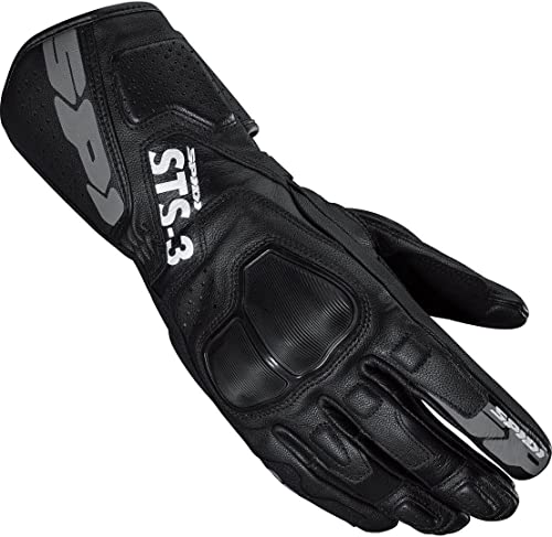 SPIDI STS-3 Damen Motorrad Handschuhe (Black,M)