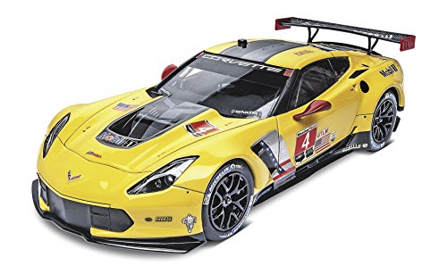 Revell 14304 Corvette C7.R detailgetreuer Modellbausatz, Autobausatz 1:25, Mehrfarbig