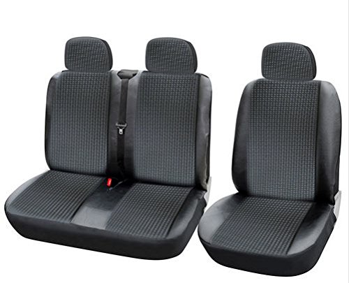 2+1 Sitzbezüge Universal Schwarz Luxus S Auto Schonbezüge für
