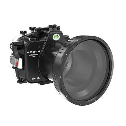 Sea frogs kompatibel mit Fujifilm XT-4 16-55MM Unterwasser Kamera Gehäuse 132 Feet/ 40 Meter Wasserdichtes Gehäuse wasserdichte Qualität: IPX8